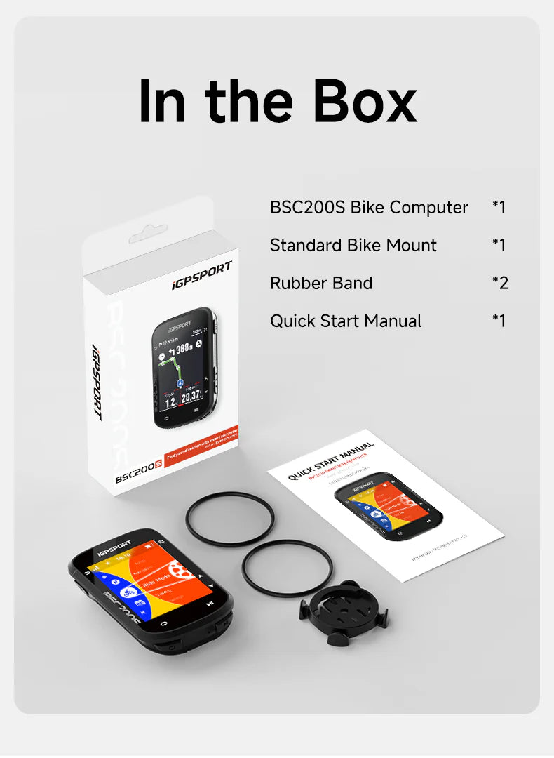 iGPSport BSC200S Ultra-slim Color Screen Bike Computer