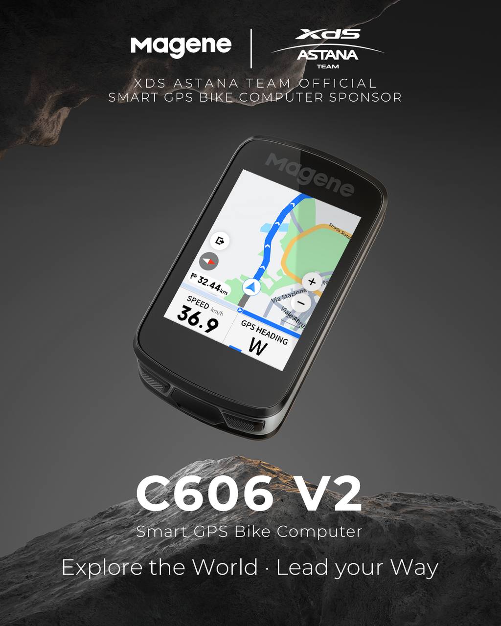 Magene C606 V2 Smart GPS Bike Computer