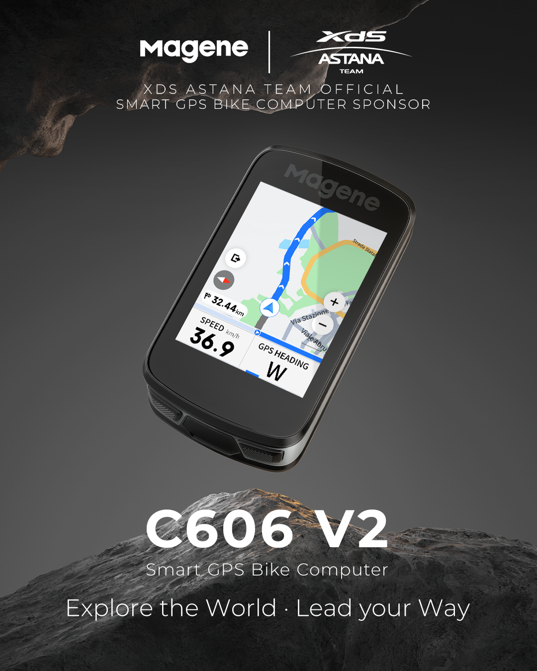 Magene C606 V2 Smart GPS Bike Computer
