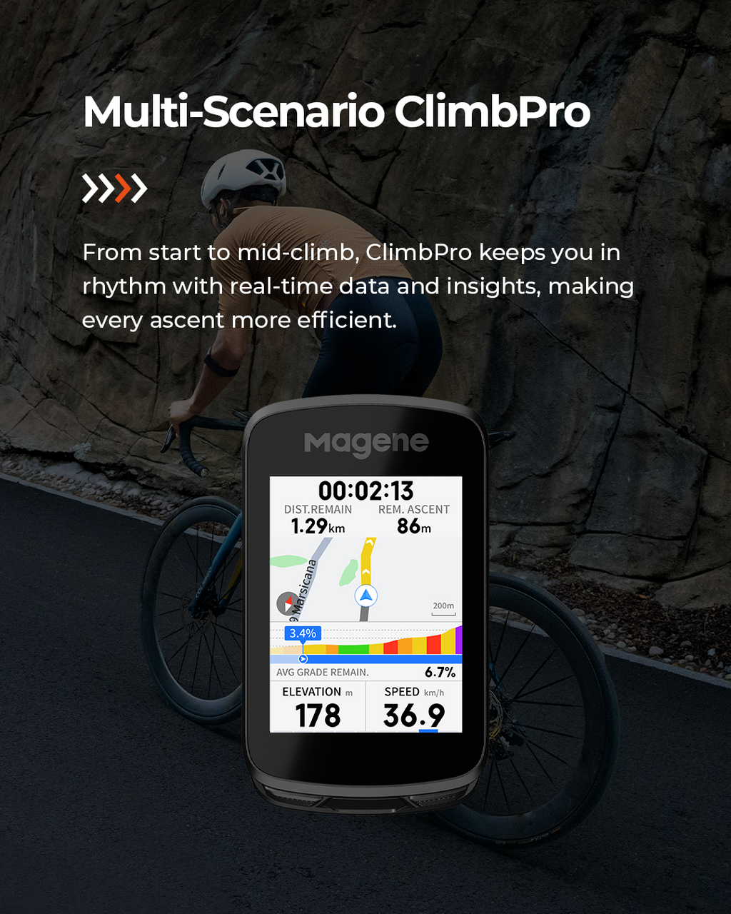 Magene C606 Pro Smart GPS Bike Computer