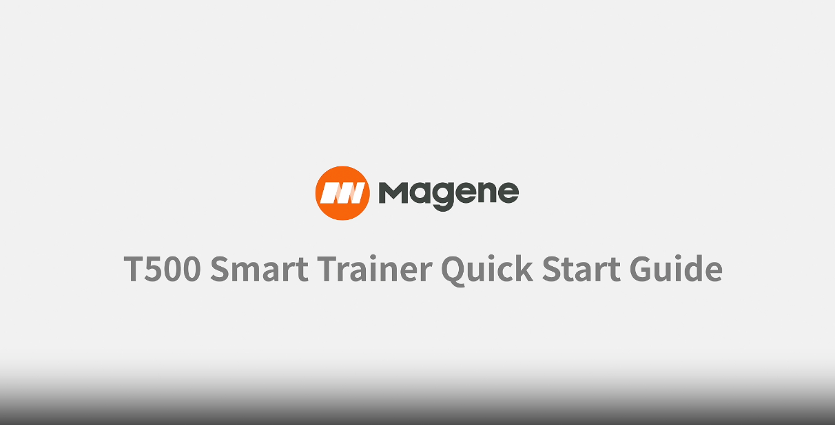 Load video: Magene T500 Smart Bike Trainer